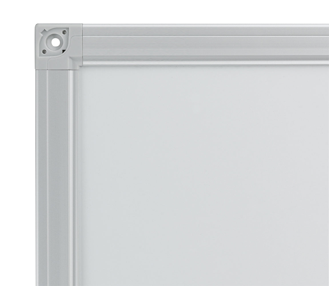 Franken Whiteboard – 180 × 90 cm, Melamin, Aluminiumrahmen, inkl. Ablageschale