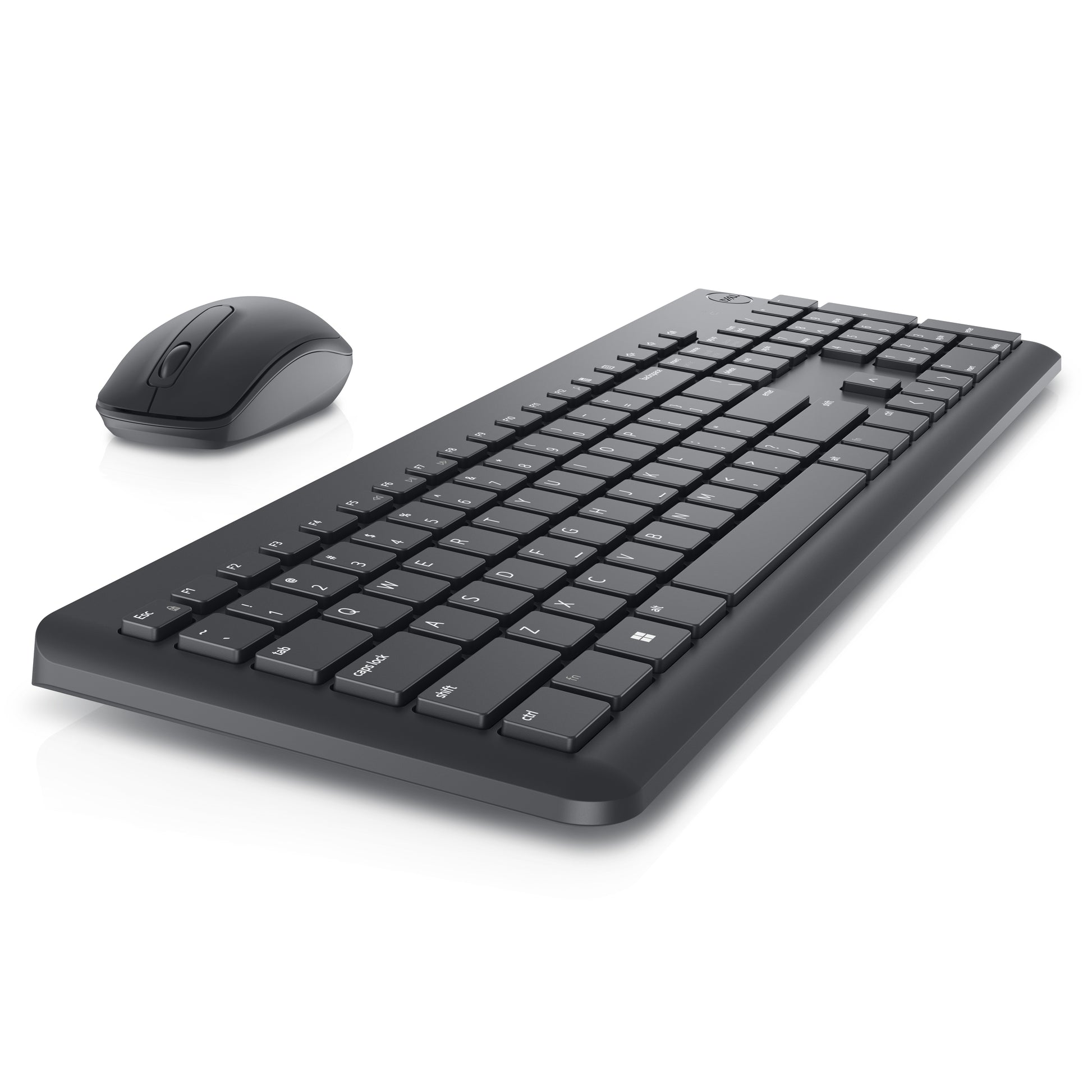 Dell KM3322W – Tastatur- und Maus-Set – Membran – 2,4 GHz (Empfänger) – QWERTZ (CH) – Schwarz