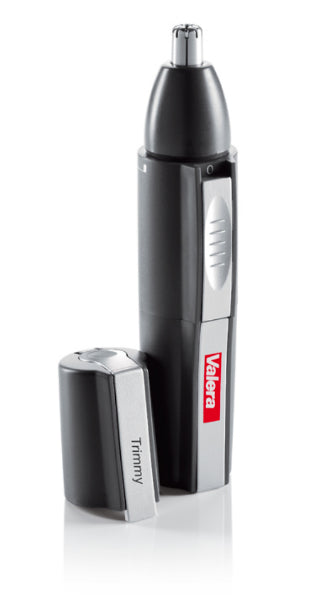Valera Nasen- & Ohrtrimmer – batteriebetrieben, waschbar – schwarz, Edelstahlmesser