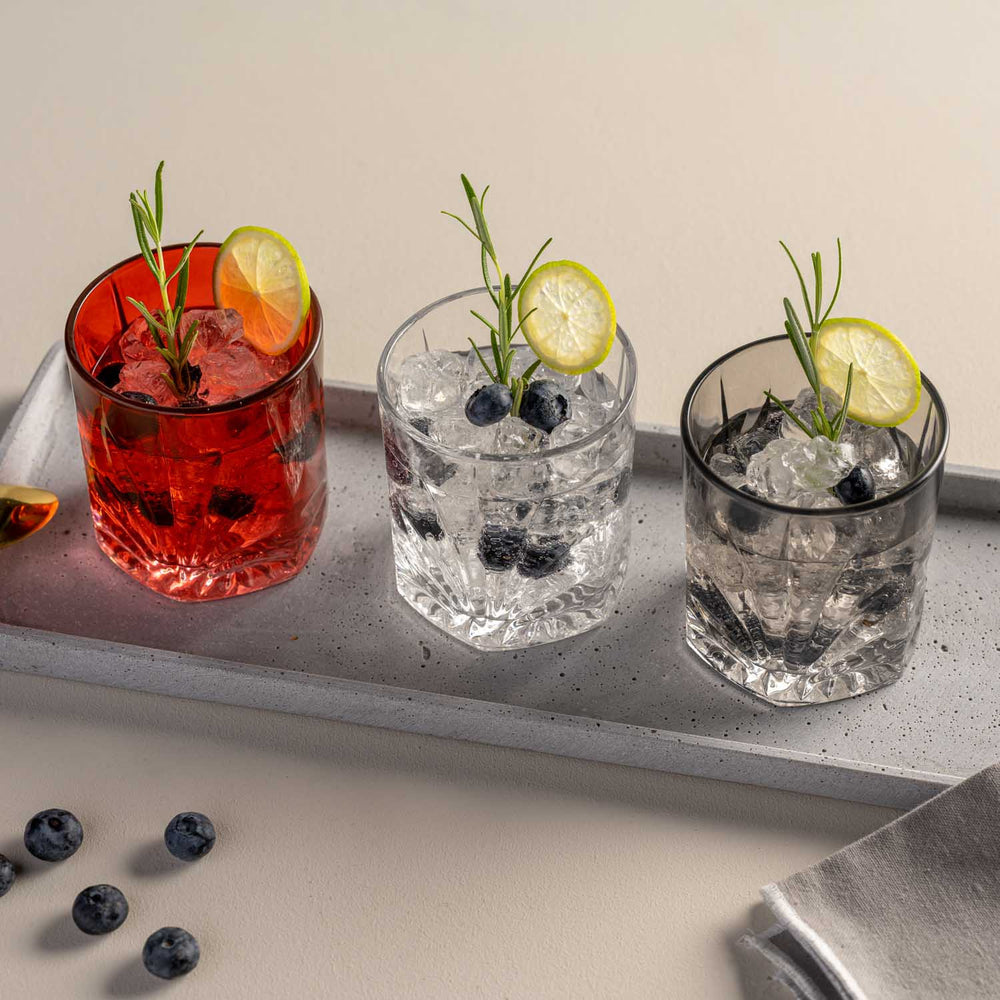 LEONARDO Whiskyglas Capri – 4er Set, 220 ml, Ø 7,6 cm, Kalk-Natron-Glas, Transparent, spülmaschinenfest