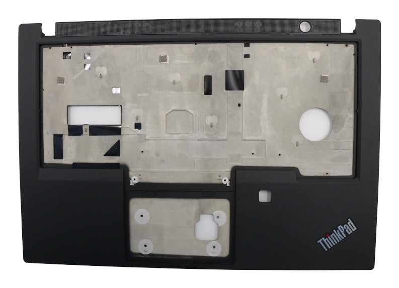 Lenovo Palmrest (oberes Gehäuse) mit Fingerabdrucksensor – für Lenovo ThinkPad T490, T495, P43s – Schwarz