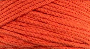 GLOREX Makramee-Kordel Neonorange – Ø 2 mm, 250 g, 225 m, 80% Baumwolle/20% Viskose