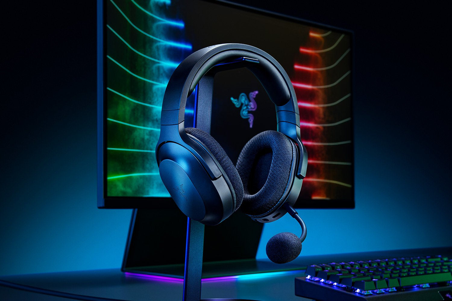 Razer Barracuda X Gaming-Headset – Over-Ear, Stereo, Kabel + BT, 3,5 mm Klinke, USB-C, Schwarz, BT 5,2