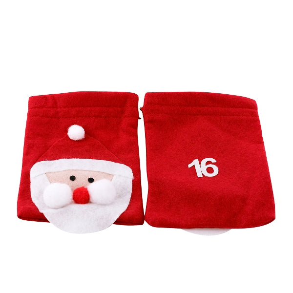 Pajoma Adventskalender – Nikolaus – 24 Beutel, zum Befüllen – Filz, mehrfarbig – 11,5 × 15,5 cm