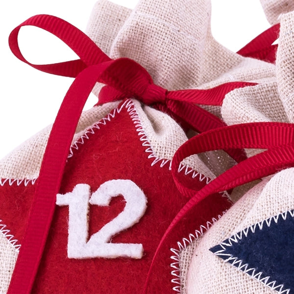Pajoma Adventskalender – Stern – 24 Beutel – 10,5 × 13,5 cm