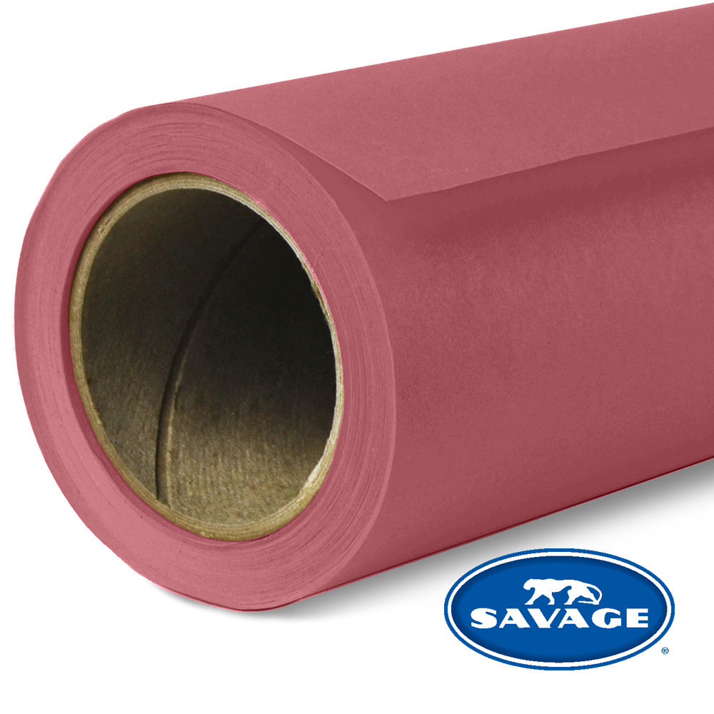Savage Universal Rustikales Hintergrundpapier – 2,72 × 11 m – Rot