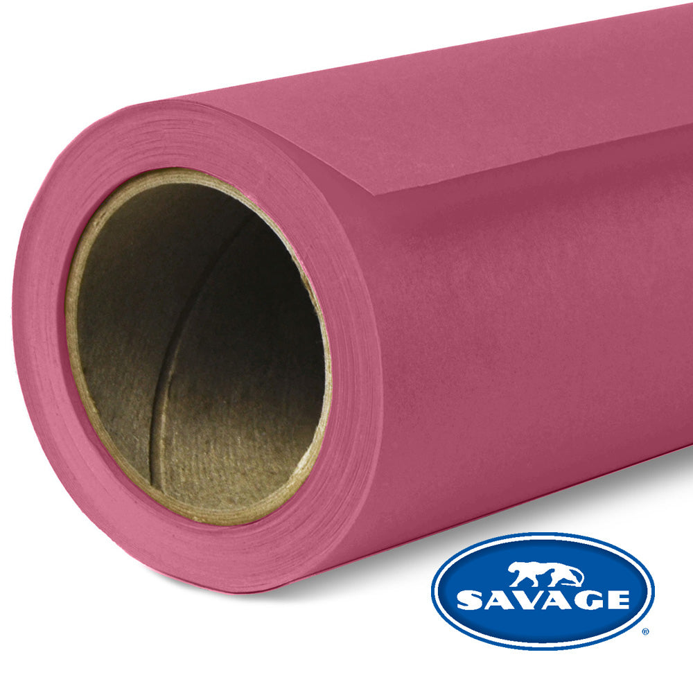 Savage Universal Savage Ruby Hintergrundpapier – 2,72 × 11 m, 145 g – Rosa