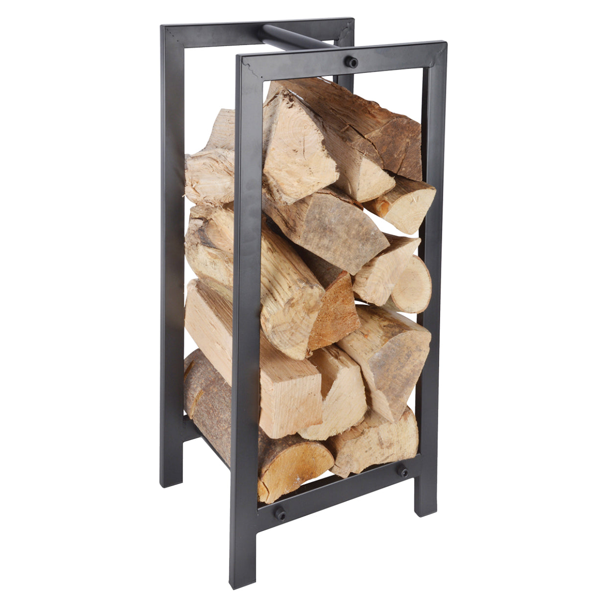 Esschert Design FF232 Aufbewahrungskorb – Stahl – Schwarz – 300 × 597 × 235 mm