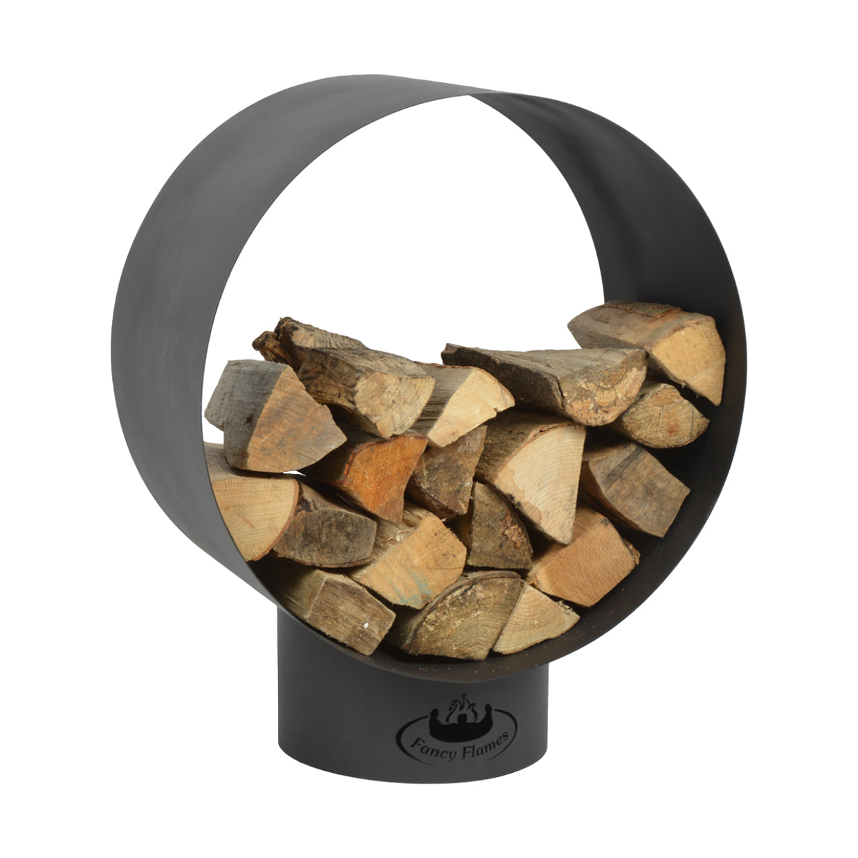 Esschert Design FF282 Aufbewahrungsbox – Stahl – Schwarz – für Holzkamin – 582 × 720 × 380 mm