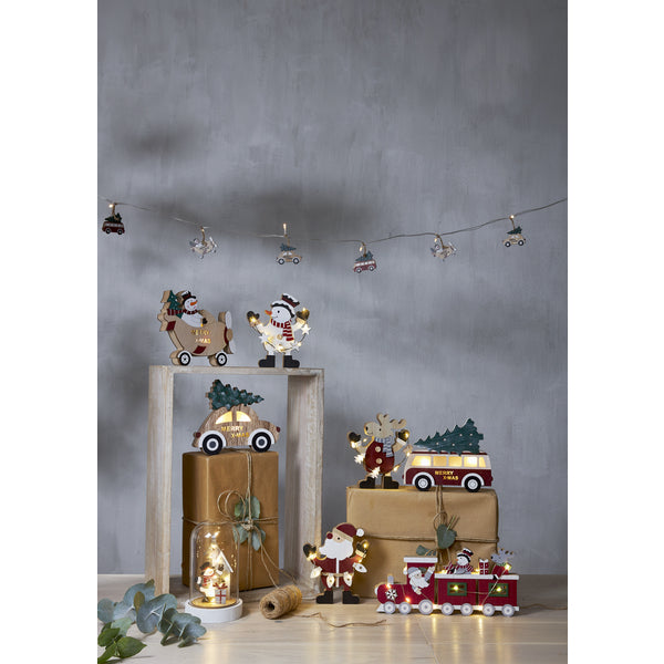 Star Trading Tischleuchte Billy – 17 cm, 0,12 W, Warmweiss, Mehrfarbig, Batteriebetrieb, Timer