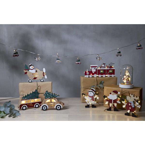 Star Trading Tischleuchte Billy – 17 cm, 0,12 W, Warmweiss, Mehrfarbig, Batteriebetrieb, Timer