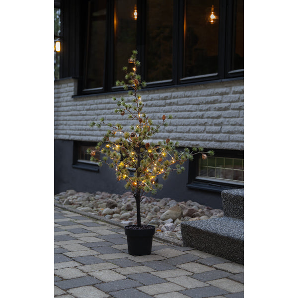 Star Trading Dekorative Aussenleuchte – Ø 60 cm, 1,2 W, Warmweiss, IP44, Akkubetrieb, Timer 6/18 h, Grün