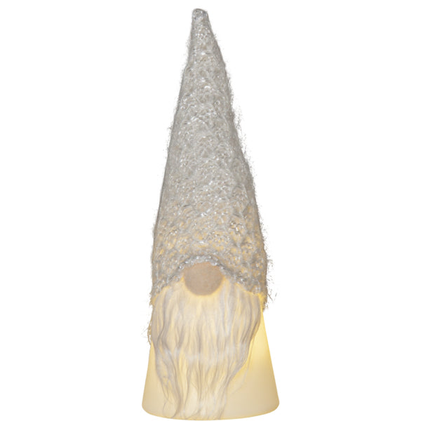 Star Trading Joylight Dekorationsfigur – Ø 6,5 × 18 cm – LED, batteriebetrieben, weiss