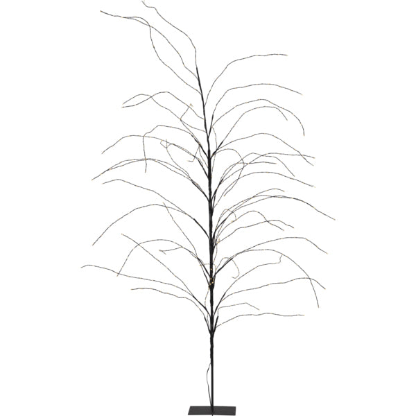 Star Trading Dekorative Aussenleuchte Reedy – Ø 60 cm – 3,6 W – Warmweiss – IP44 – Netzbetrieb – Schwarz