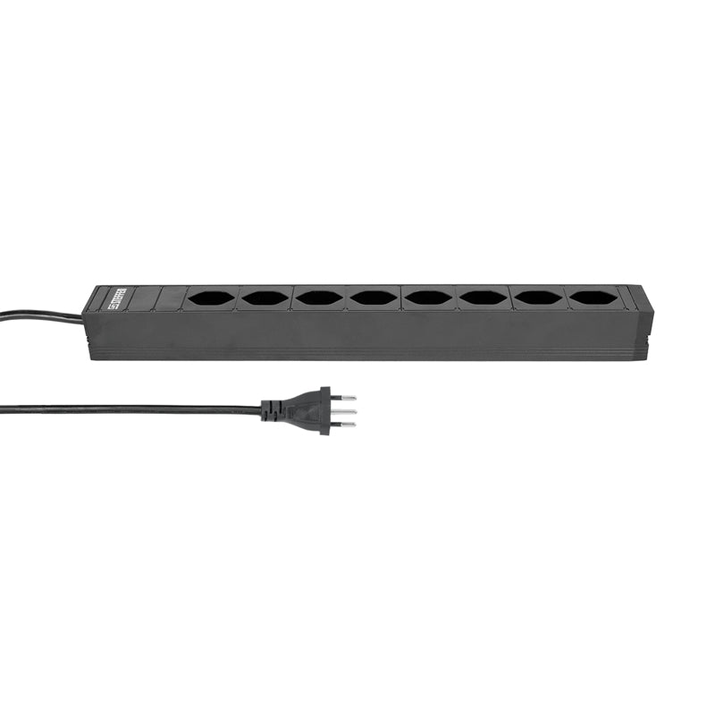 Steffen Steckdosenleiste – 8×T13, 3 m, IP20