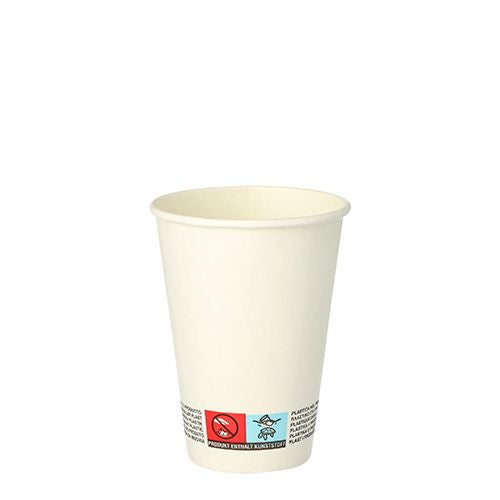 Papstar Trinkbecher, Karton, für Heissgetränke – 1,8 dl, Weiss – FSC – 50 Stk.