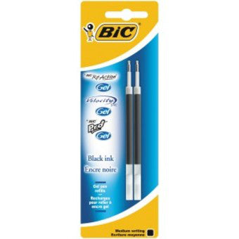 BIC Reaction Gel Gelschreiber 2er Set – Schwarz