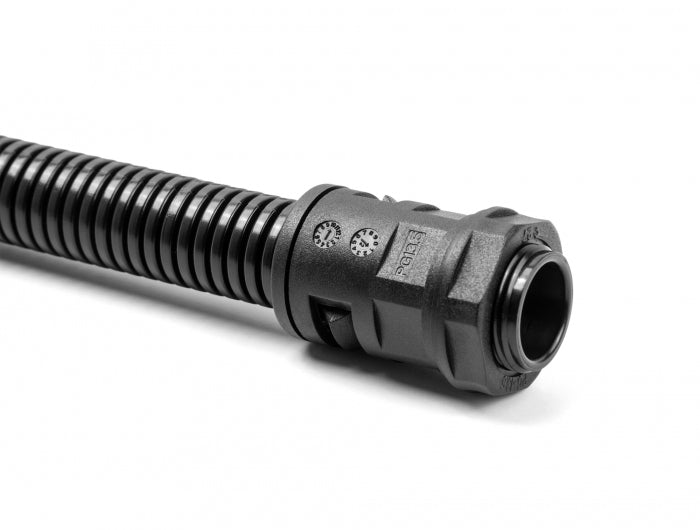 DeLOCK Kabelschlauch, Ø 15,8 mm, 2 m, IP67 – Schwarz