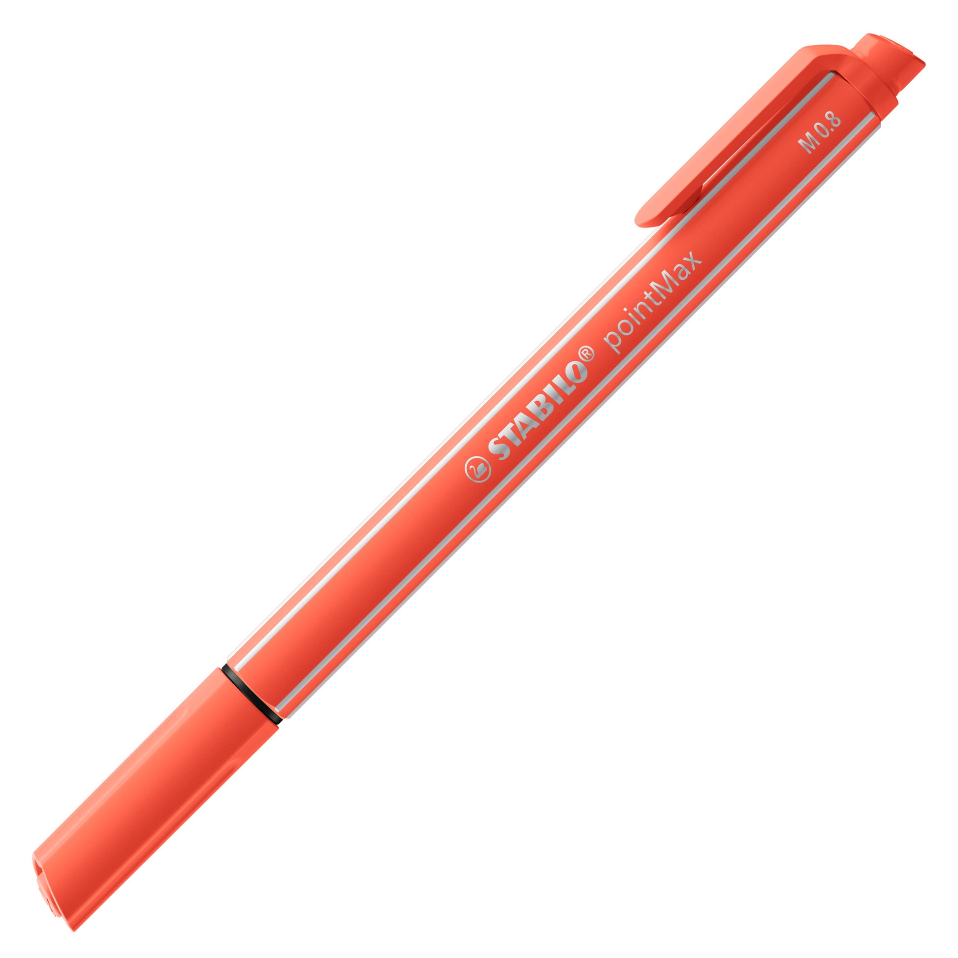 STABILO pointMax Fineliner – 0,8 mm, Koralle, Cap-Off