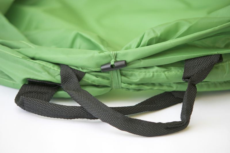 Windhager Mehrzweckbeutel PopUp – 120 l, HDPE, grün, Ø 500 × 600 mm, 1 Stk
