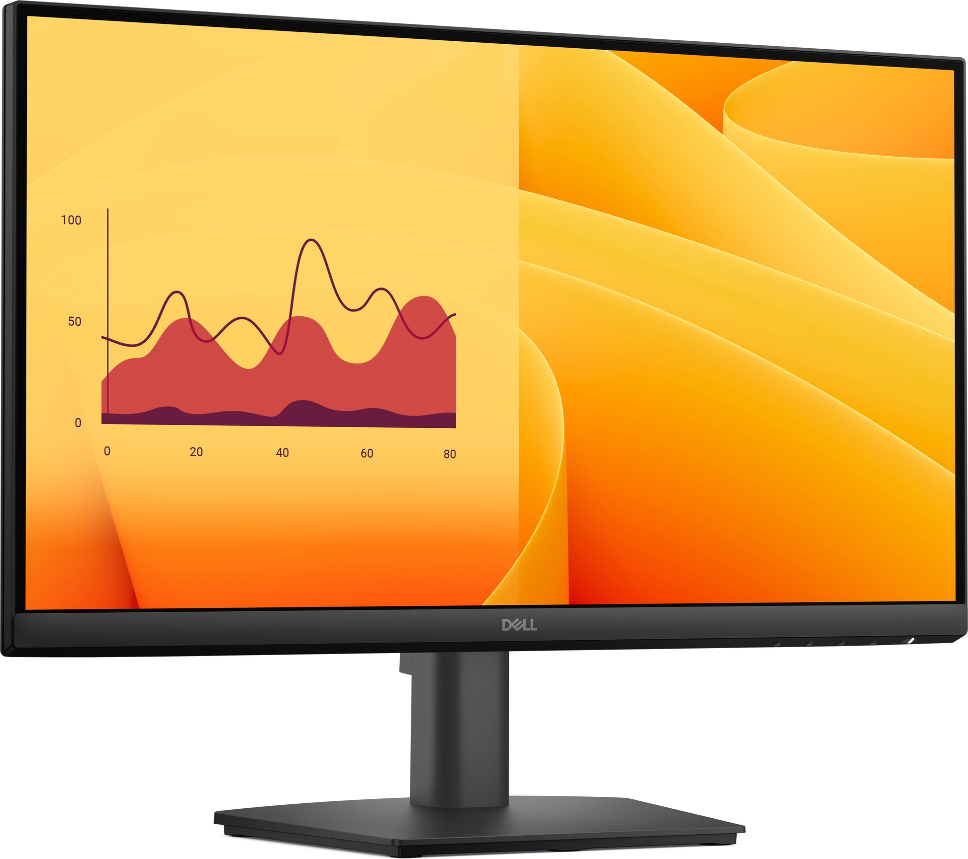 DELL E2225HM – Monitor, 21,5" 1920 × 1080 (Full HD), VA, 100 Hz, 250 cd/m², VESA 100 × 100, Schwarz