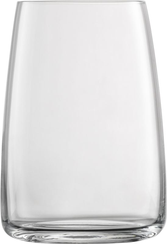SCHOTT ZWIESEL Wasserglas Vivid Senses – 500 ml, Ø 8,4 cm, Kristallglas, Transparent, spülmaschinenfest
