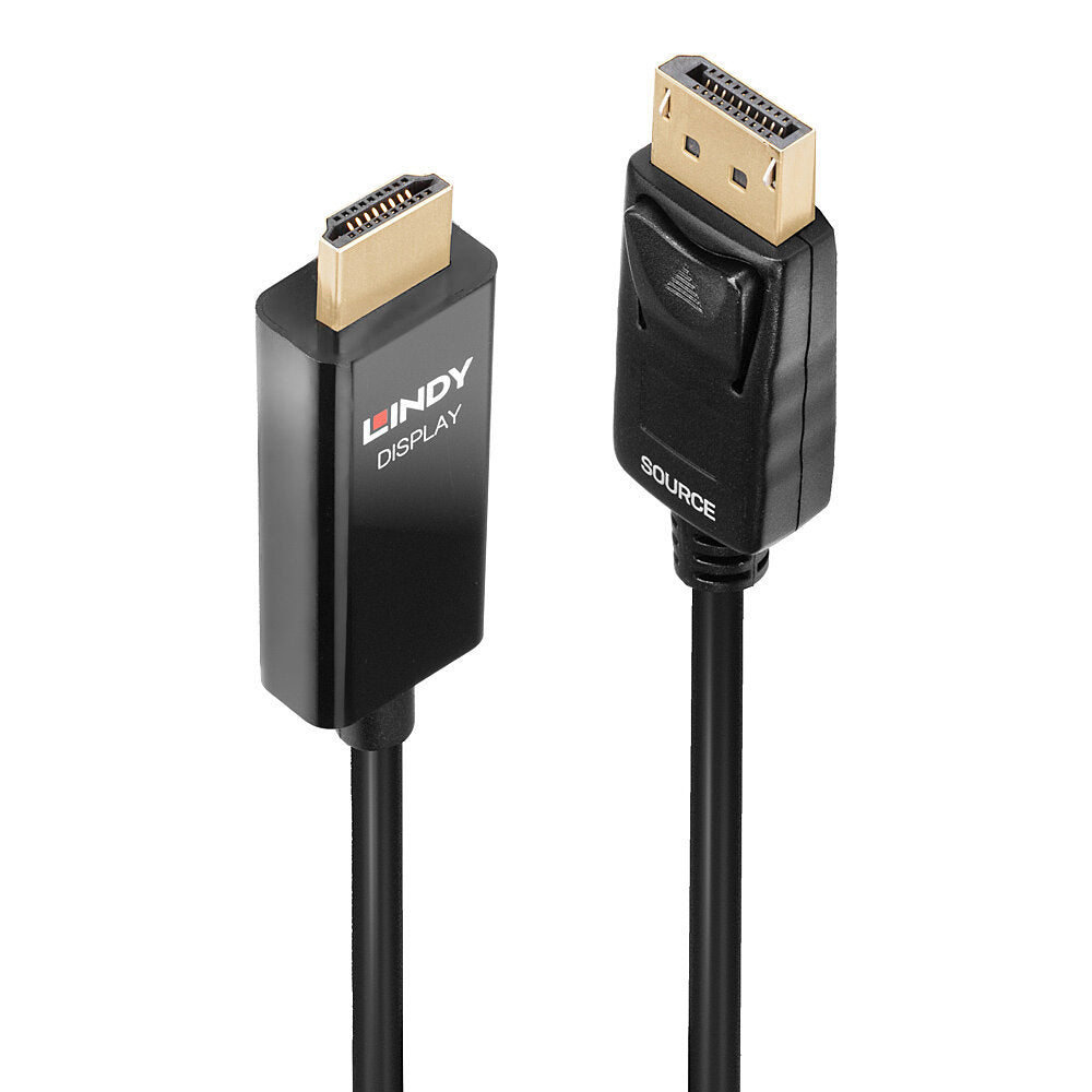 Lindy DisplayPort-auf-HDMI-Adapter, 5 m, HDR