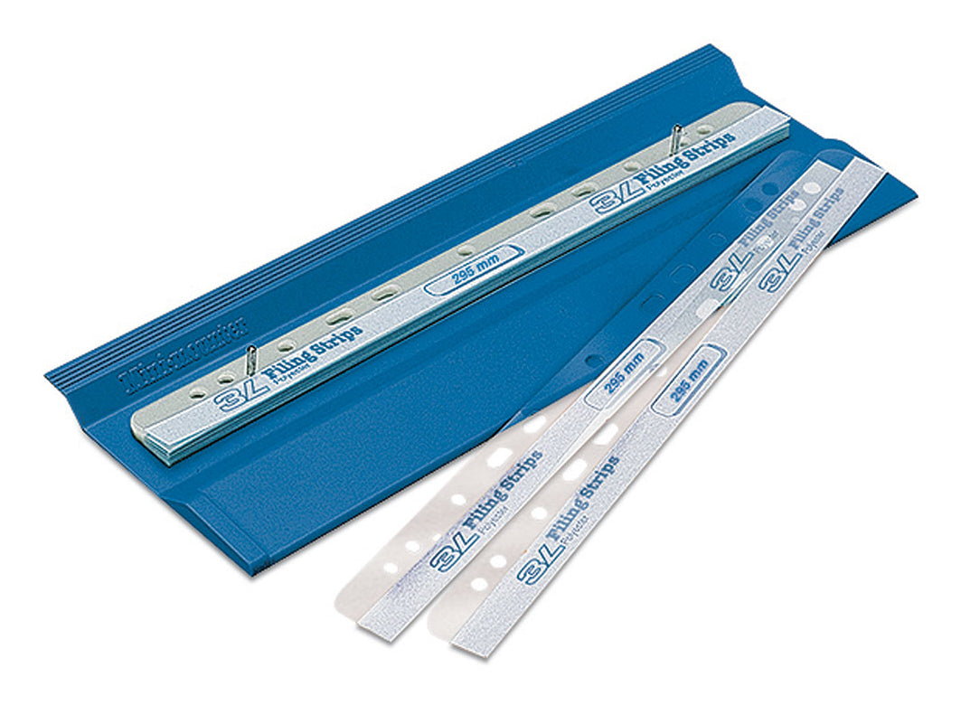 3L Abheftstreifen – für A5 – 125 mm – PET – transparent – selbstklebend – 11-fach – 50 Stk.