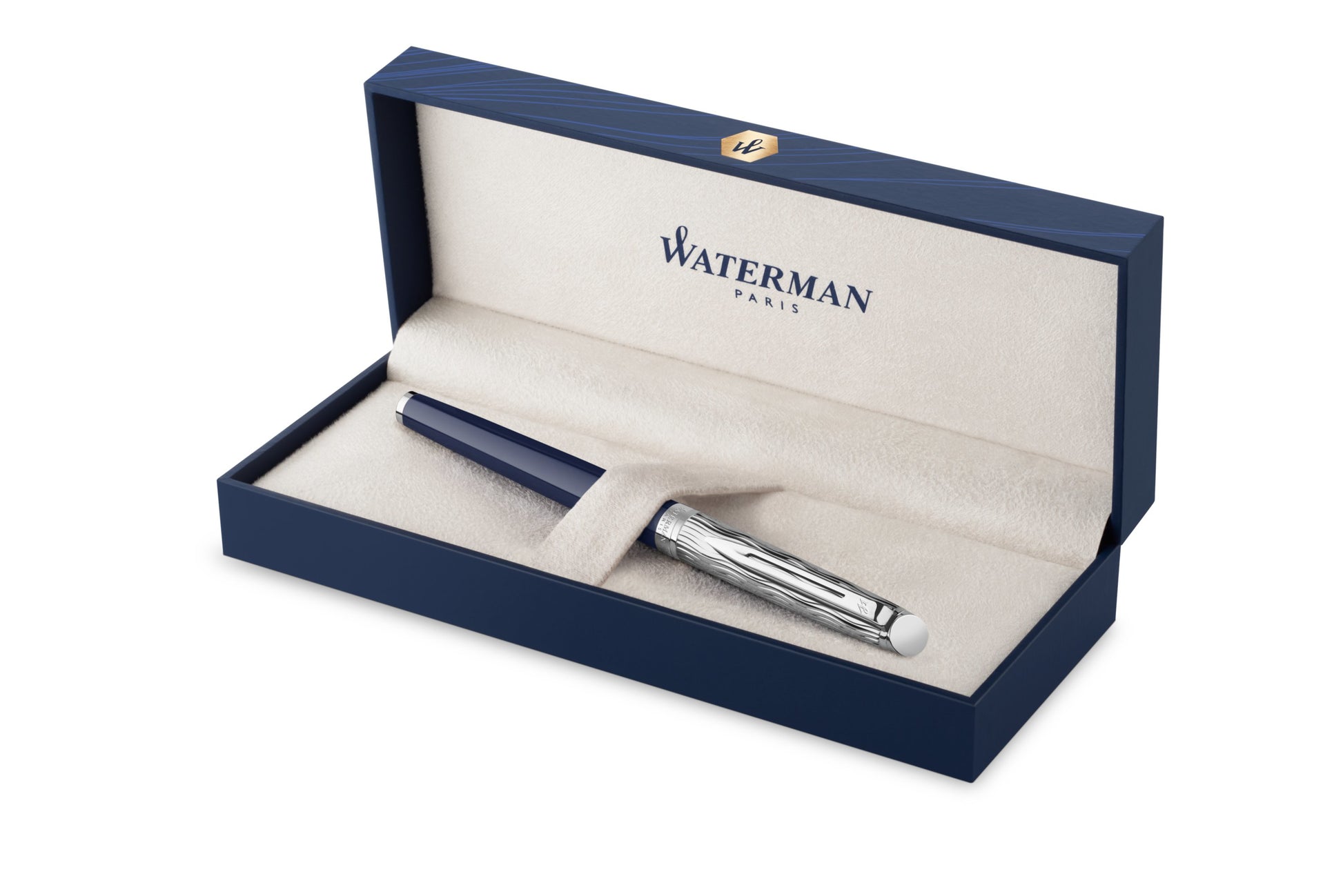 Waterman Hémisphère L'Essence du Bleu – Feder M – blau – palladiumplattierte Zierteile