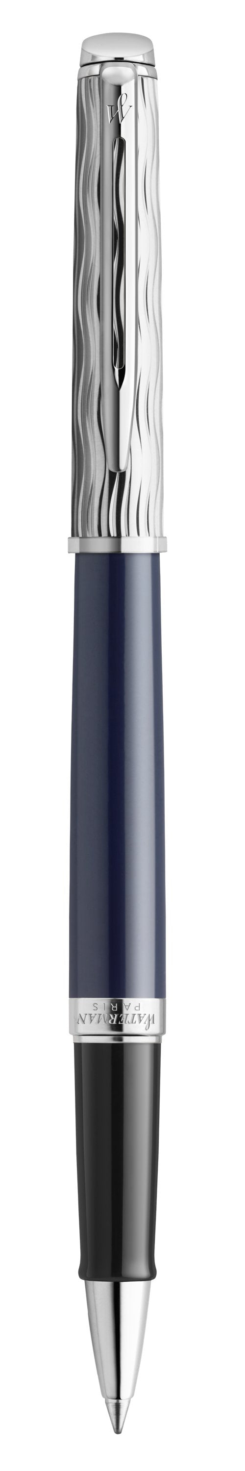 Waterman Hémisphère L'Essence du Bleu – Tintenroller, mit Kappe, Schwarz