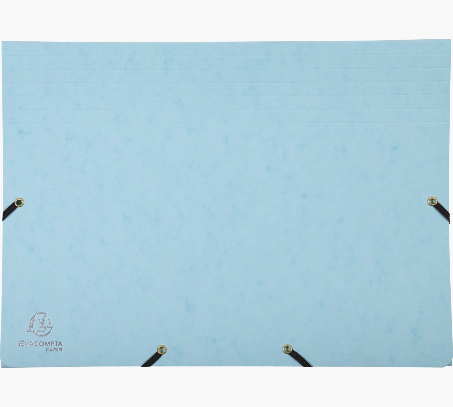 Exacompta Aquarel Fächermappe A4 – 12 Fächer, Gummiband, Karton, Mehrfarbig, bis 250 Blatt, 4 Stk.