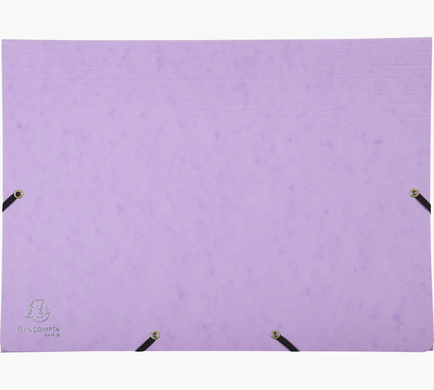 Exacompta Aquarel Fächermappe A4 – 12 Fächer, Gummiband, Karton, Mehrfarbig, bis 250 Blatt, 4 Stk.