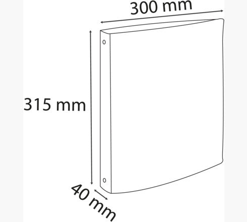 Exacompta Ringmappe – A4 – blau, koralle, grün, malve, gelb