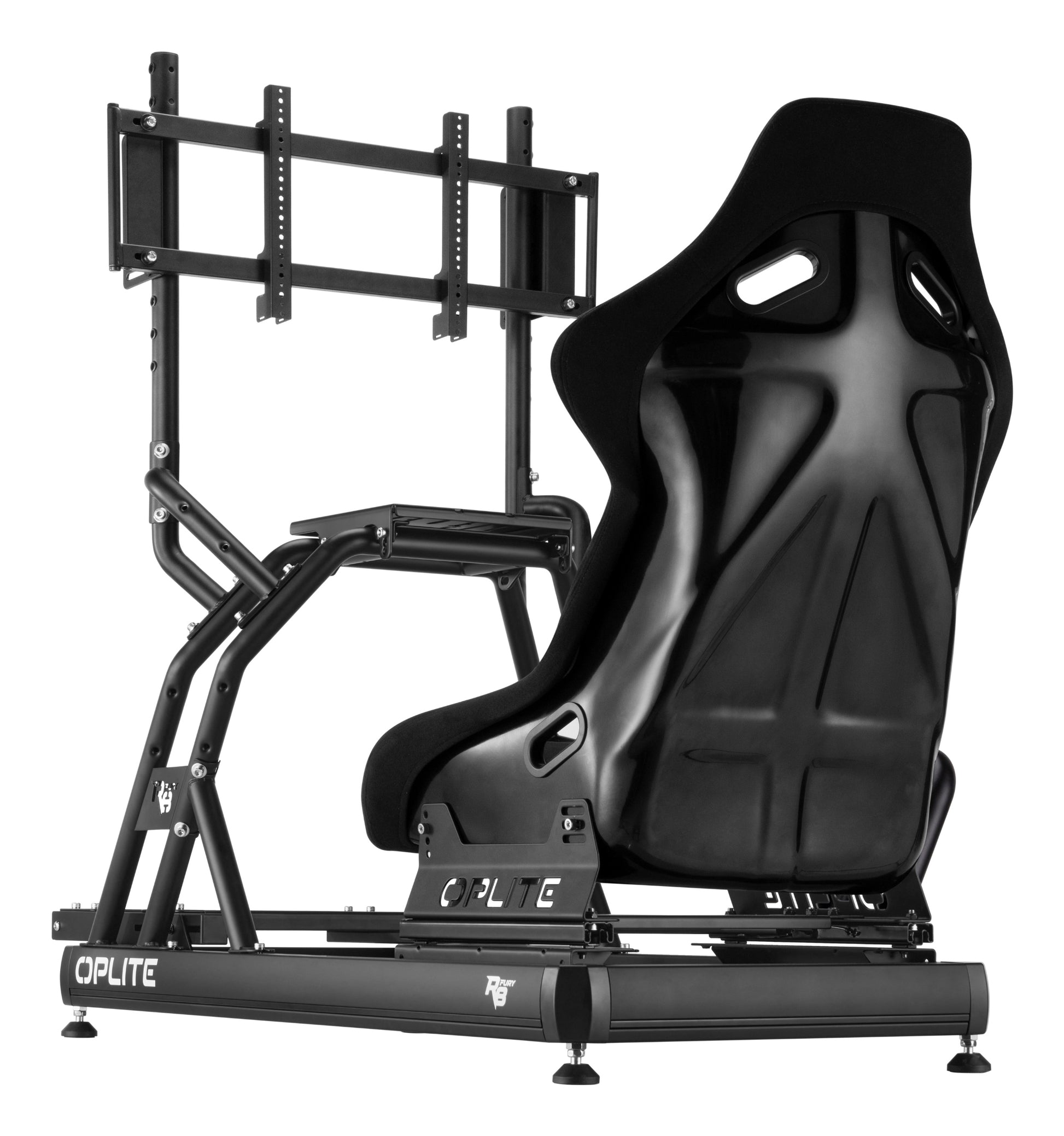 Oplite Tischständer – bis 57" – VESA 75×75–400×200 – bis 30 kg, Höhenverstellbar, für R8 Fury – OP-R8-SMSB