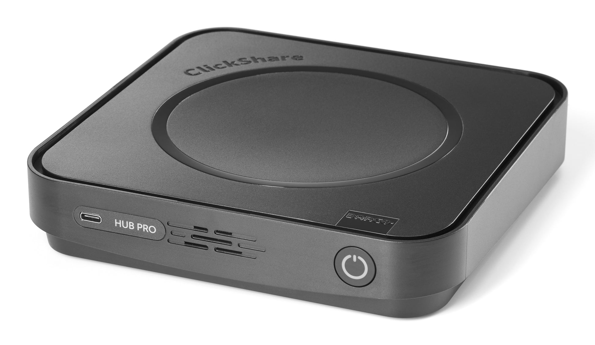 Barco ClickShare Hub Pro Video – Drahtloses Präsentationssystem – 5K, 2× Button, HDMI, Schwarz