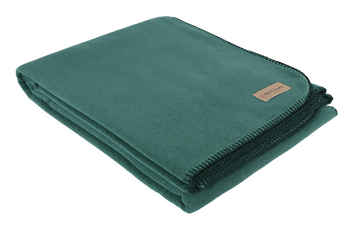 Eskimo Wohndecke – Polyester, Viskose, Dunkelgrün – 150 × 200 cm