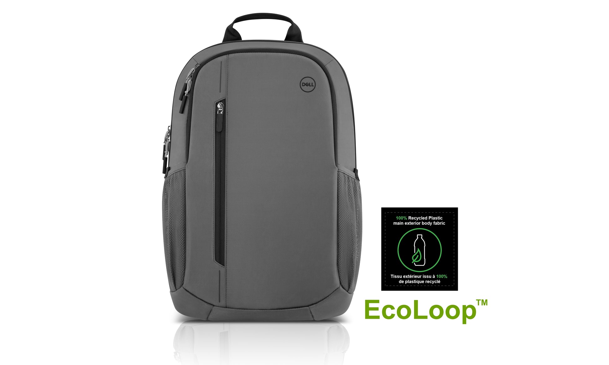 DELL Notebook-Rucksack bis 15" – 20 l, wasserdicht – Grau
