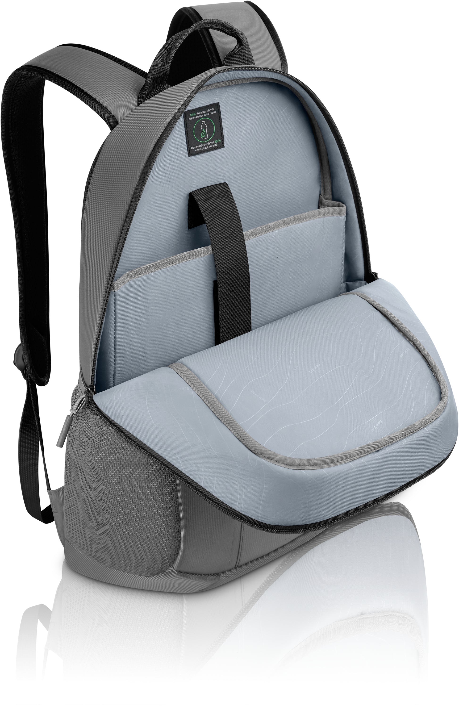 DELL Notebook-Rucksack bis 15" – 20 l, wasserdicht – Grau
