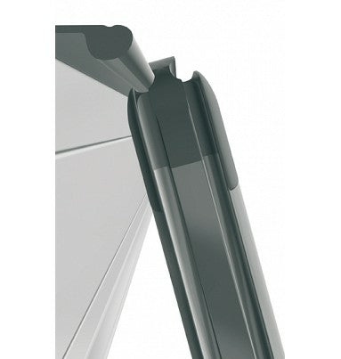 Franken Whiteboard – 90 × 60 cm, Emaille, magnetisch, Aluminiumrahmen, Wandmontage