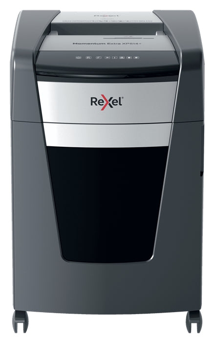 Rexel Momentum Extra XP514+ – Aktenvernichter, DIN P-5, Mikroschnitt 2 × 15 mm, 14 Blatt, 60 l