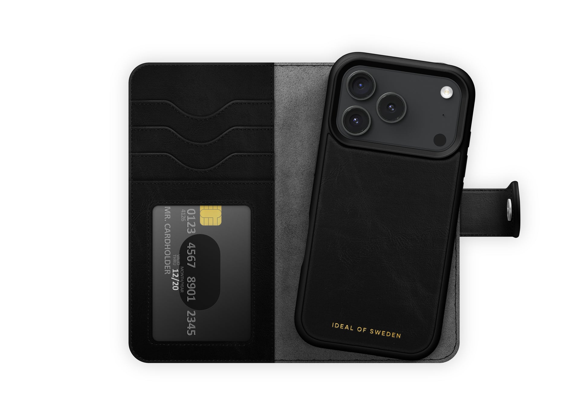 Ideal of Sweden – Booklet-Hülle – für Apple iPhone 17 Pro Max – schwarz – MagSafe-kompatibel