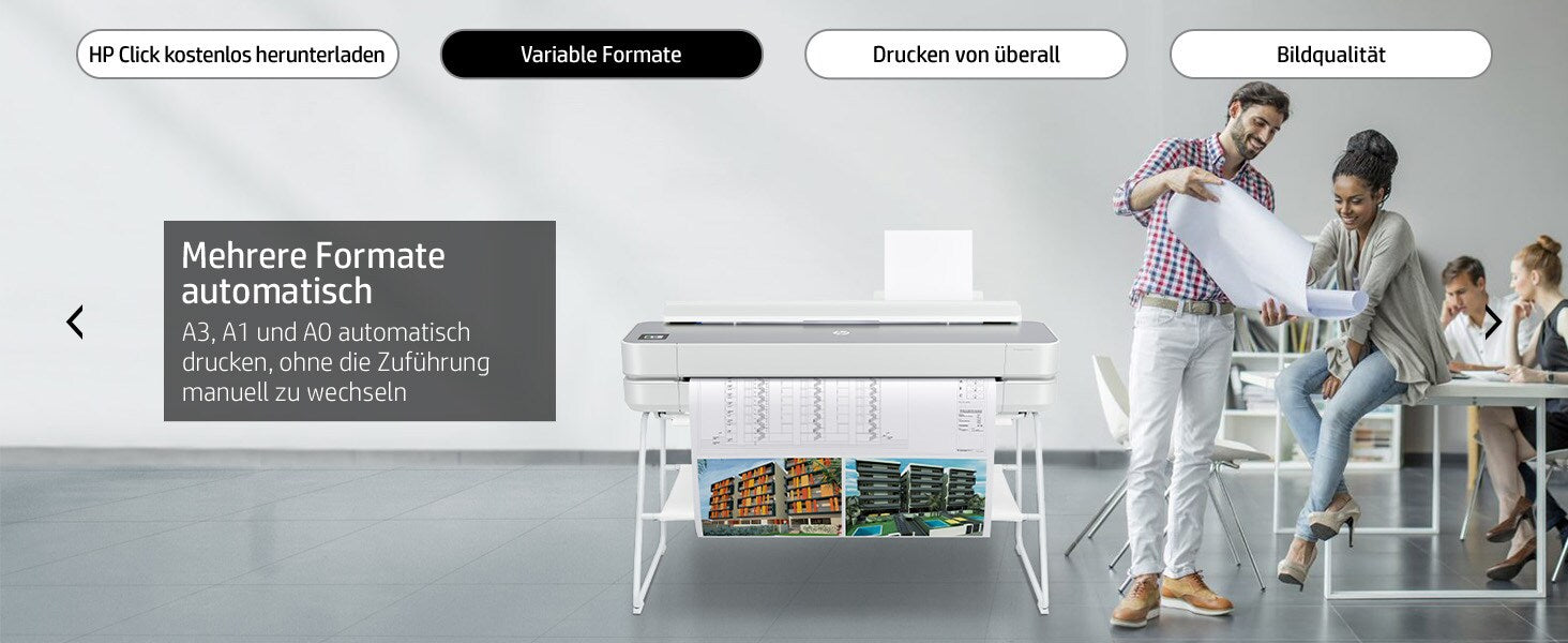 HP DesignJet Studio Steel – Grossformatdrucker, 36"