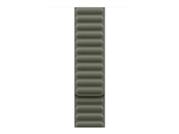 Apple Magnetic Link – Armband – für Apple Watch 46 mm, Salbeigrau, Bandgrösse S/M, Polyester