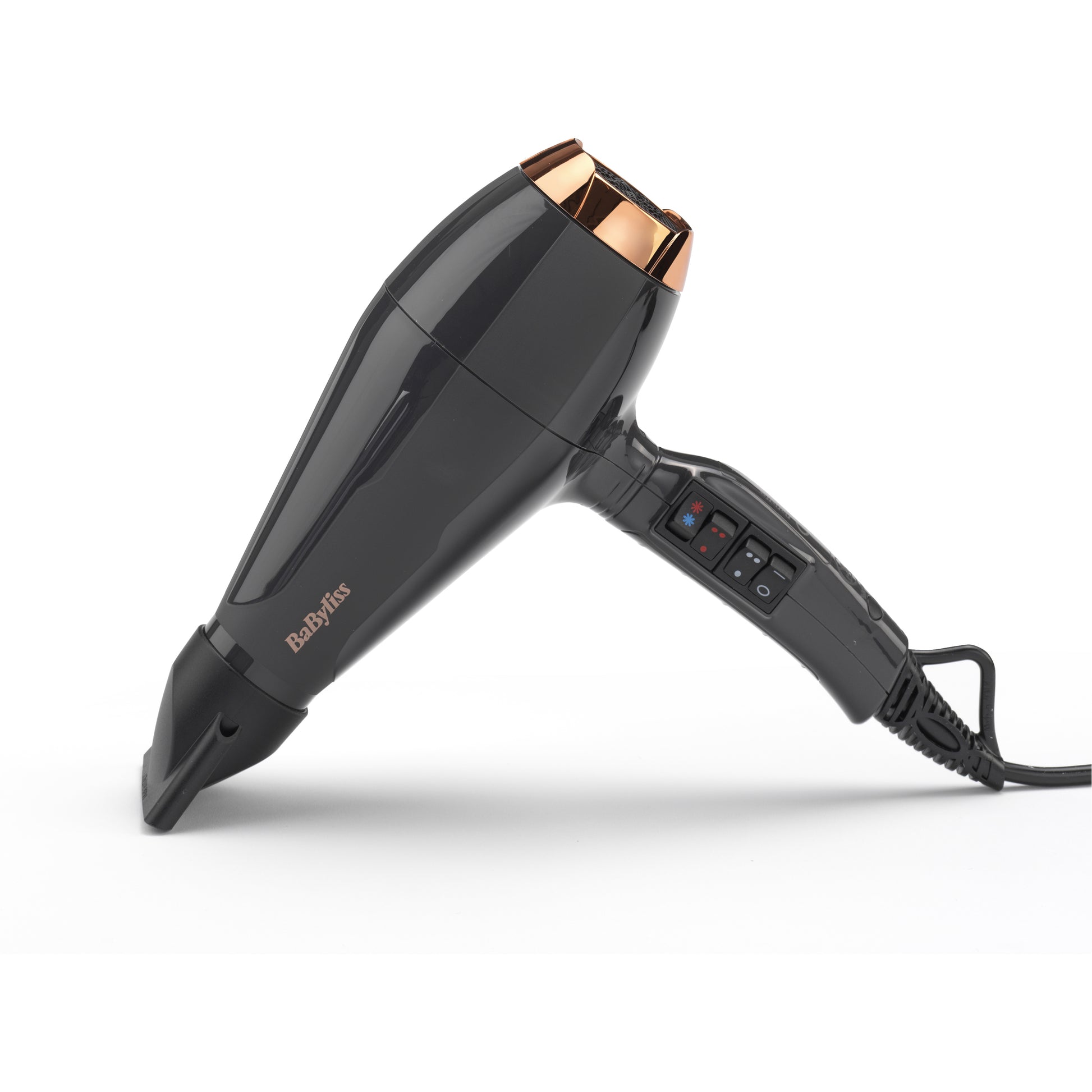 BaByliss Haartrockner 6719DE – 2200 W, AC-Motor, Ionenfunktion, Cool Shot – 2,8 m – Schwarz