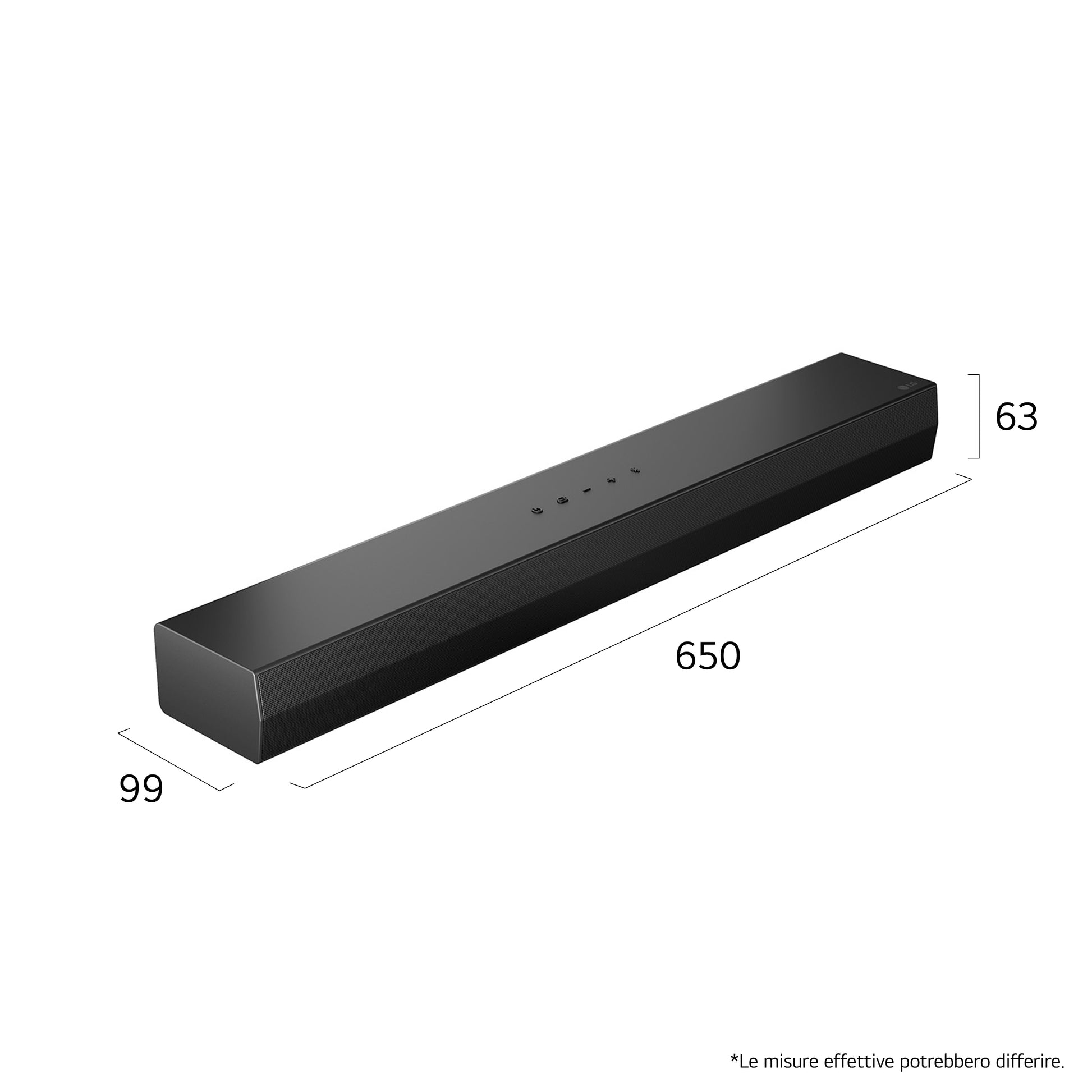 LG S20A – Soundbar – 2.0, Dolby Atmos/Dolby Digital, 50 W – Schwarz