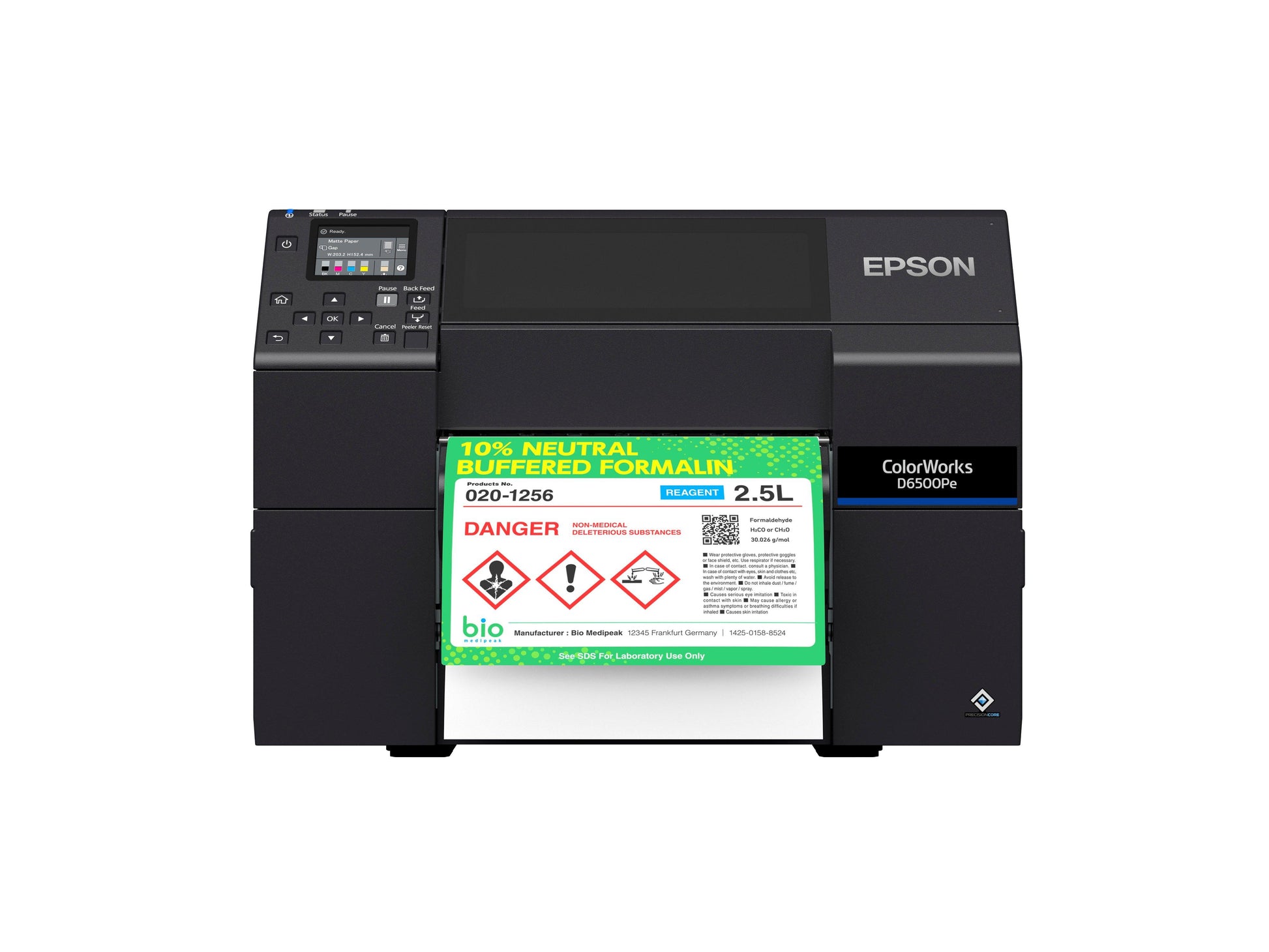 Epson ColorWorks CW-D6500PE – Etikettendrucker (Thermotransfer), 212 mm, 1'200×1200 dpi, 85 mm/s, USB/LAN