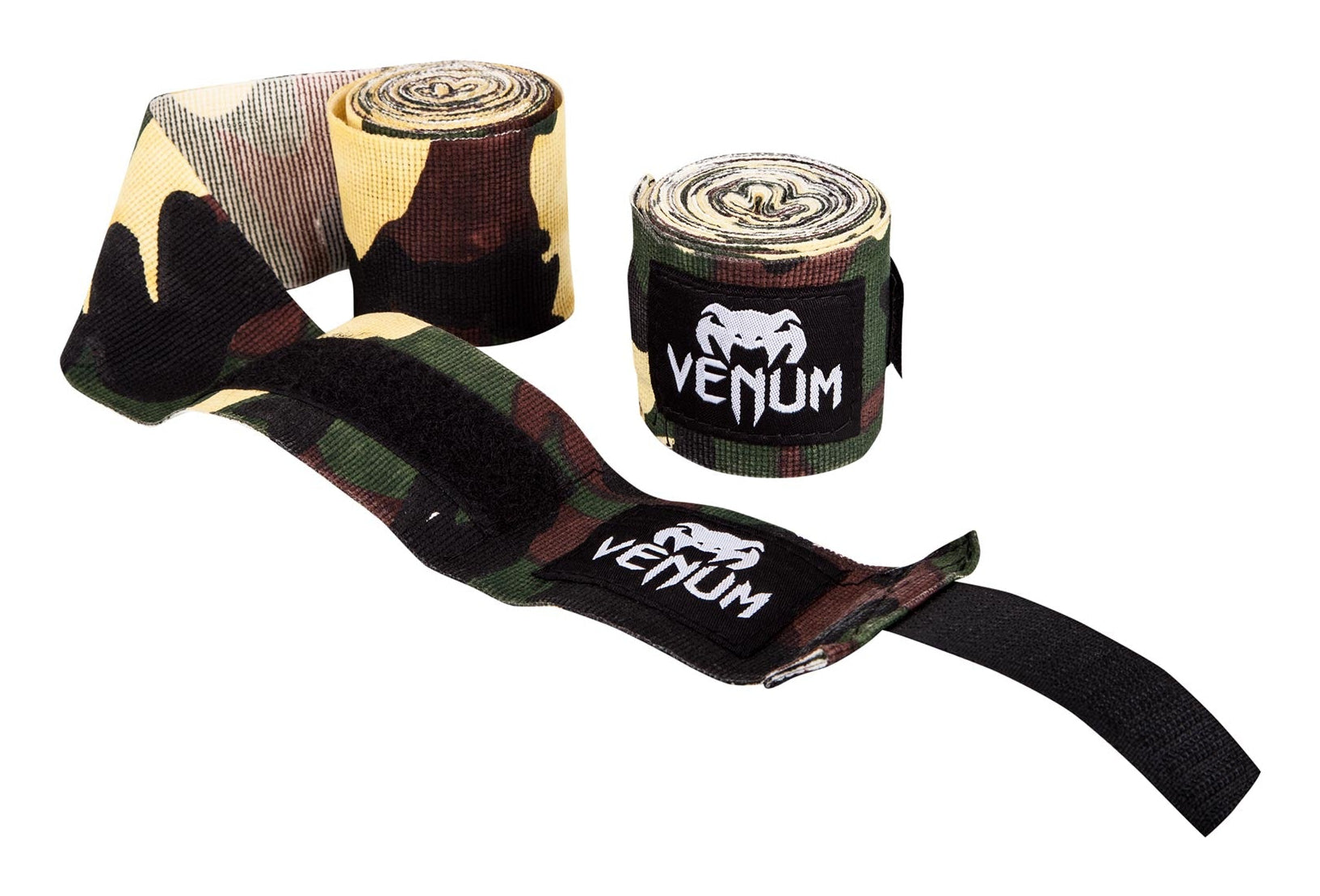 Venum Boxbandagen Kontact – 4 m, 2 Stück – Camouflage, Baumwolle