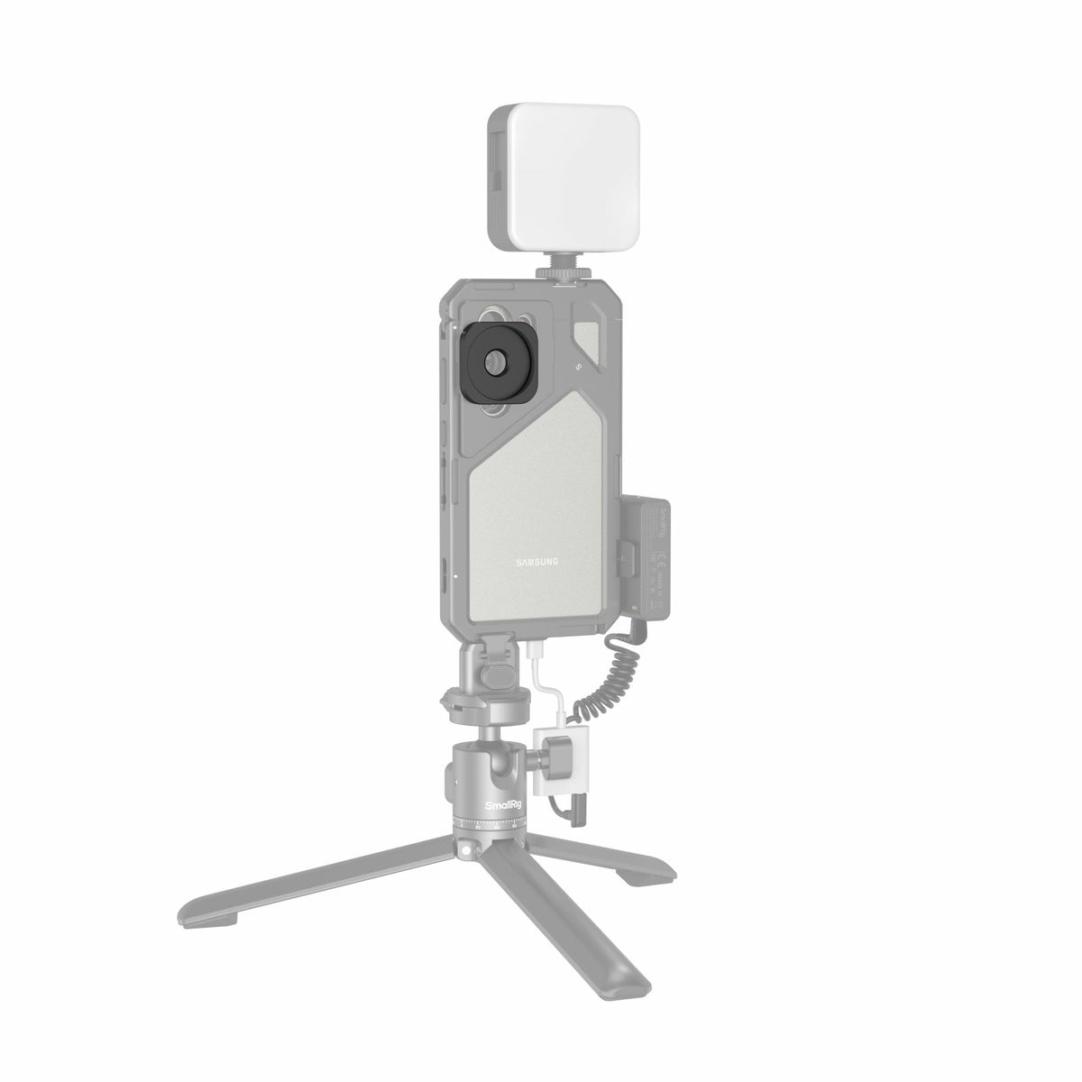 SmallRig 4603 T-Mount 37 mm Adapter – für SmallRig T-Serie 4399, Samsung S24 Ultra 4601 – Schwarz