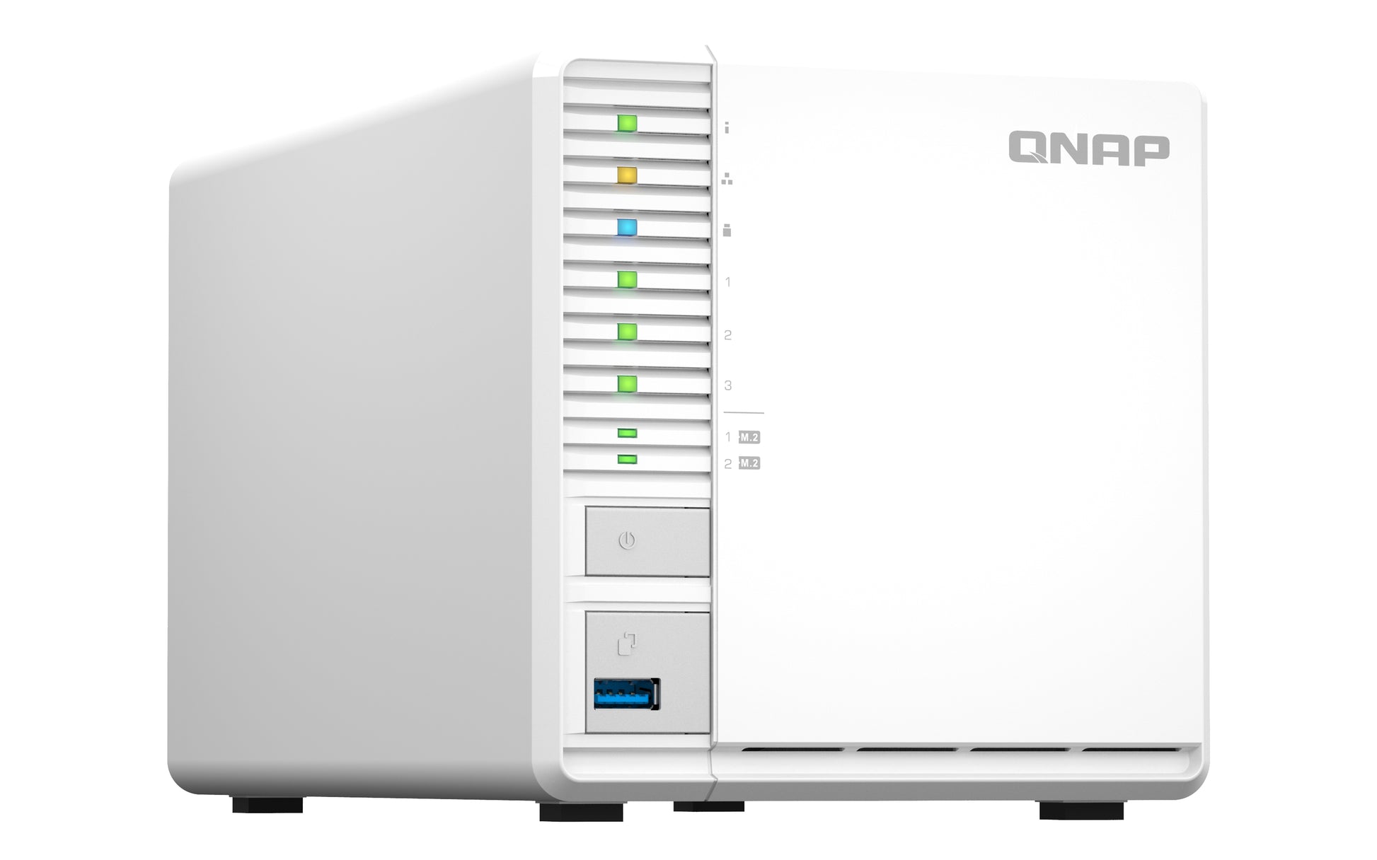 QNAP TS-364-8G – 3-Bay Tower NAS – Intel Celeron N5095, 8 GB RAM, 2,5GbE, QTS