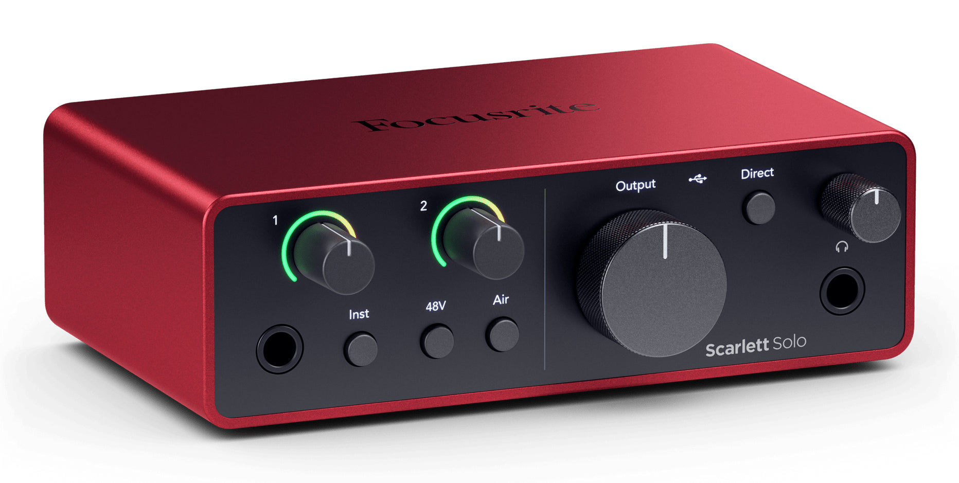 Focusrite Scarlett Solo Studio 4. Generation Streaming-/Mikrofon-Kit – USB, 24 Bit/192 kHz, für Windows/Mac, Schwarz